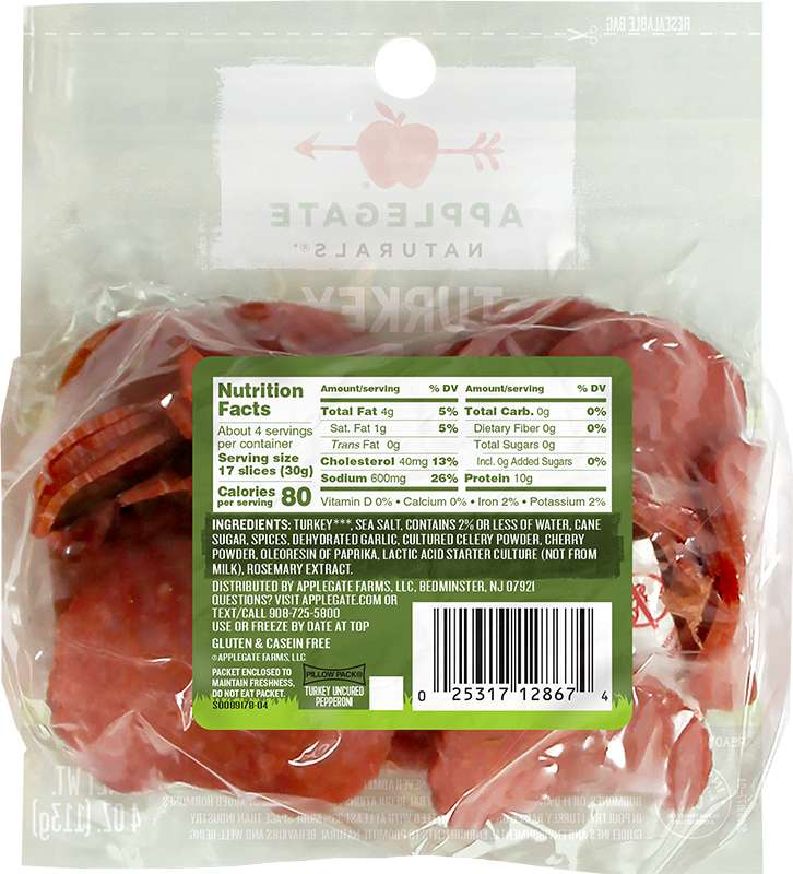 Products - Traditional Italian - Applegate Naturals Turkey